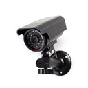 Caméra de sécurité factice Nedis bullet Solar extérieur gris