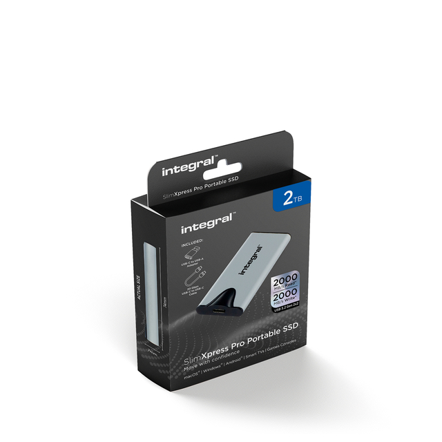 SSD Integral SlimXpress Portable USB-C 2 To
