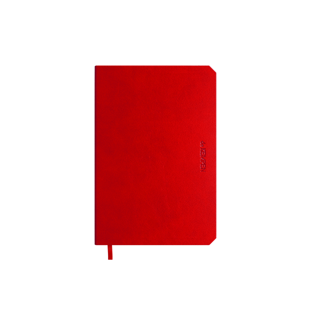 Carnet de notes De KEMPEN Poppy 110x160mm uni 160 pages 90g rouge