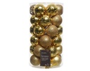Kerstballen Decoris assorti goud koker à 37 stuks