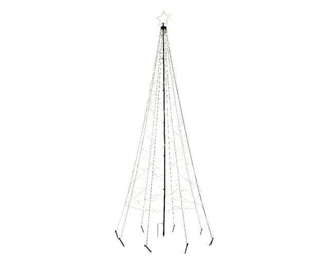 Arbre de Noël LED Lumineo en fer 200cm