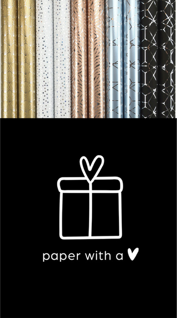 Inpakpapier Fancy vintage 150x70cm assorti