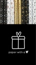 Inpakpapier Luxury Christmas 150x70cm assorti