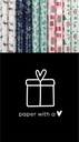 Papier cadeau Winter Wonders 200x70cm assorti