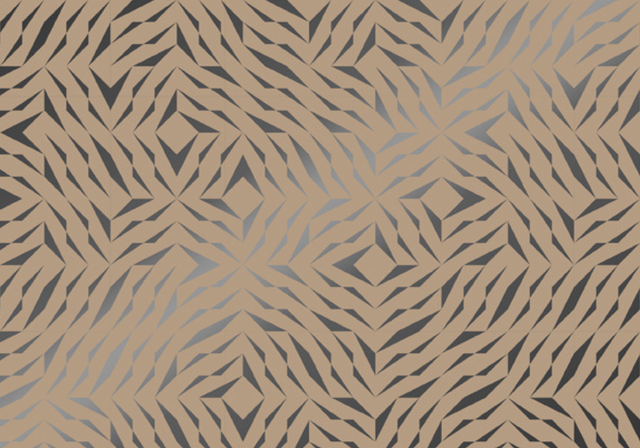Apparaatrol Ripples metallic 200mx30cm