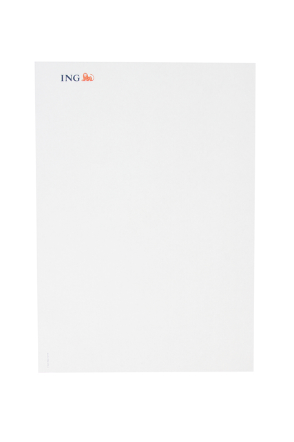 Briefpapier ING logo A4 ds/500