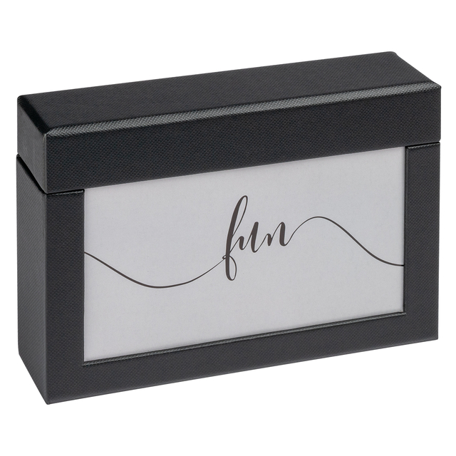 Fotobox walther design Fun 10x15cm 100 foto's zwart