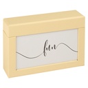 Fotobox walther design Fun 10x15cm 100 foto's creme