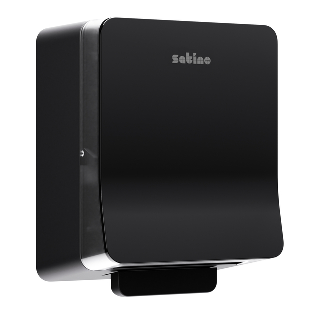 Distributeur essuie-mains Satino SYS1 Hyginity 333419 noir