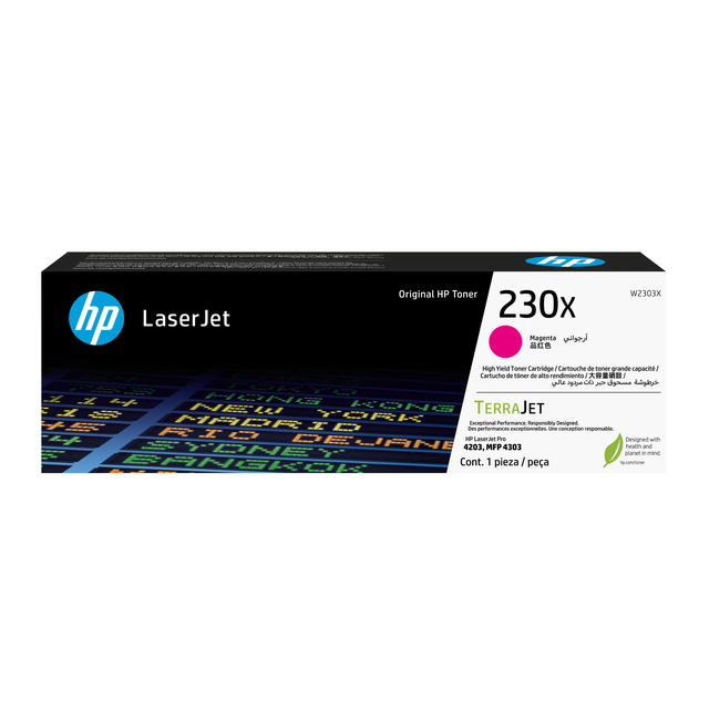 Cartouche toner HP W2303X 230X rouge