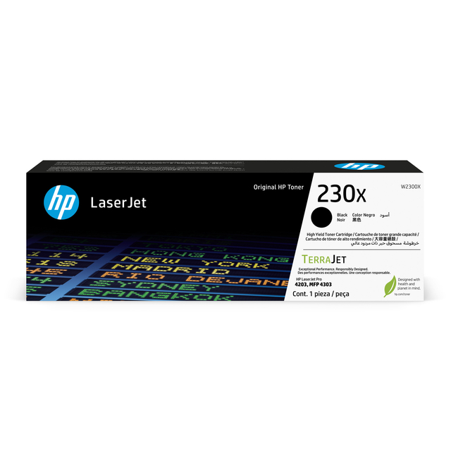 Cartouche toner HP W2300X 230X noir