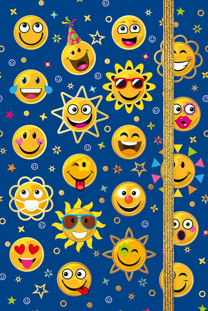 Carnet de notes smileys TC 150×110mm Multicolore Papier