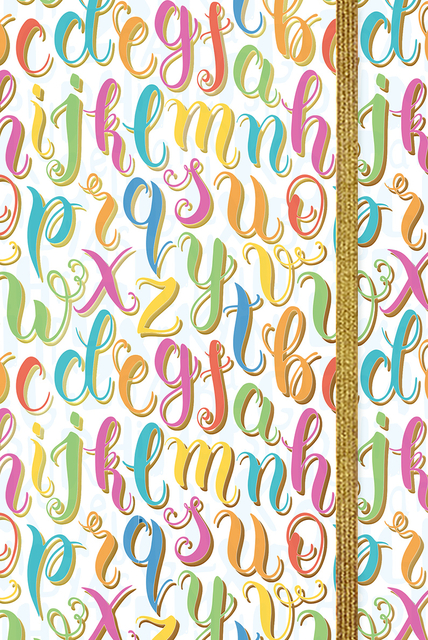 Carnet de notes lettres TC 150×110mm Multicolore Papier