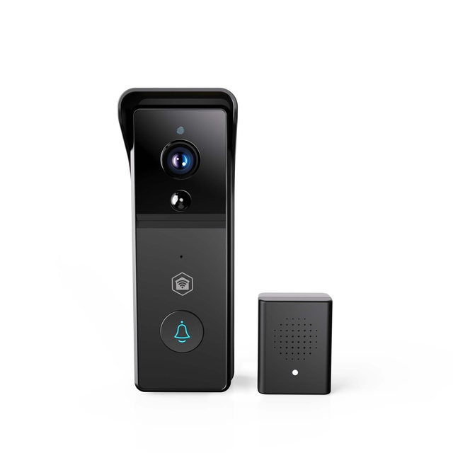 Sonnette vidéo Nedis SmartLife Wi-Fi 3MP Full HD 1296p noir