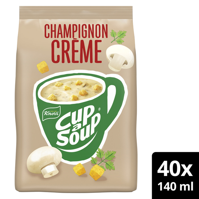 Cup-a-Soup Unox Champignon crème sac pour distributeur 140ml