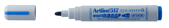 Marqueur tableau blanc Artline 517 Dry Safe Eco ogive Medium bleu