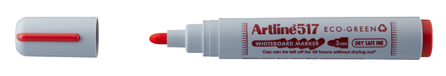 Marqueur tableau blanc Artline 517 Dry Safe Eco ogive Medium rouge