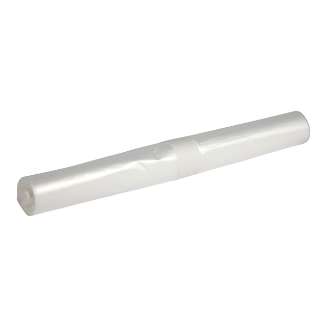 Afvalzak Propsac LDPE T60R 80x110cm 140L transparant rol à 20 stuks