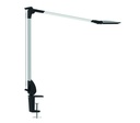 Lampe de bureau MAULoptimus LED réglable pince argent