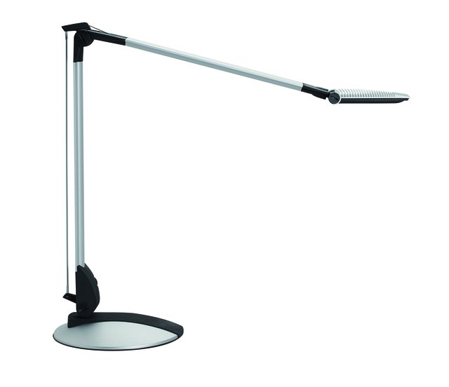 Bureaulamp MAUL Optimus LED dimbaar voet zilver