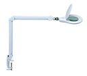 Lampe Loupe MAULsource LED réglable pince lentille 126cm2 blanc