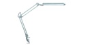 Lampe de bureau MAULatlantic LED avec pince argent