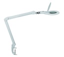 Lampe Loupe MAULmakro LED pince lentille 144cm2 blanc