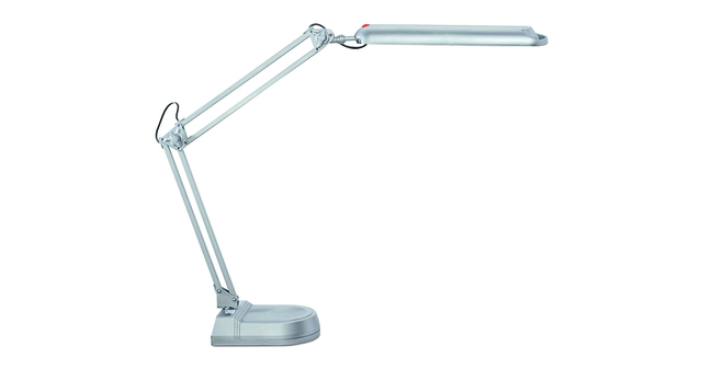 Lampe de bureau MAULatlantic LED sur socle argent