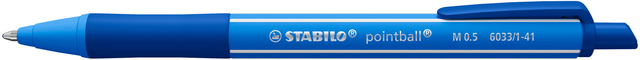 Stylo bille STABILO pointball Colorful Medium bleu