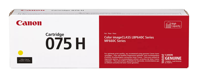 Cartouche Toner Canon 075HY jaune