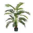 Plante artificielle Mica Palmier Areca pot vert résistant à l'eau