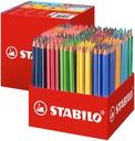 Crayon de couleur STABILO 203 Trio épais Classpack 300 pièces assorti