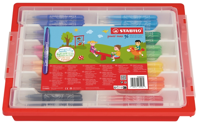 Feutre STABILO power max 980 Fin assorti Classpack 140 pièces
