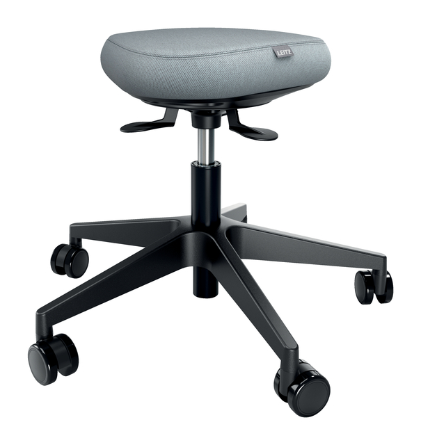 Tabouret Assis Leitz Ergo avec roulettes et siège oscillant