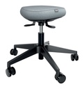 Tabouret Assis Leitz Ergo avec roulettes et siège oscillant