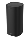 Poubelle DESQ Touch 50L inox noir