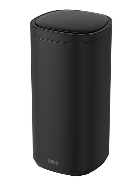 Poubelle DESQ Sensor 40L inox noir