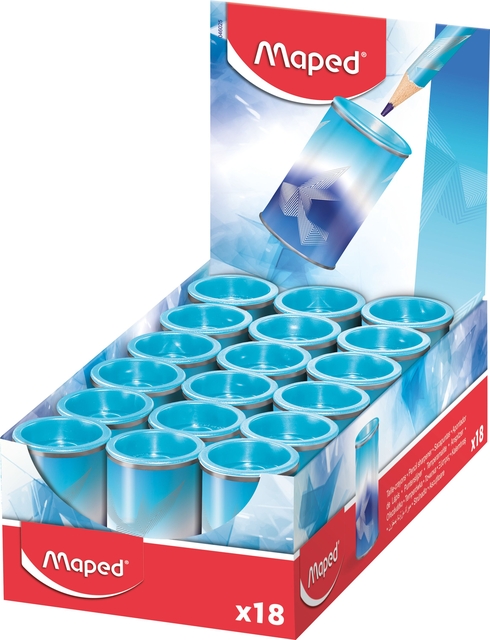 Taille-crayon Maped Arctic Vibes 1 trou présentoir 18 pièces bleu
