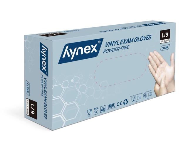 Gant Hynex vinyle L transparent 4,5g 100 pièces