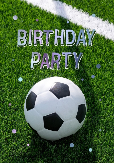 Carte d'invitation Hallmark anniversaire Foot lot 6 pièces