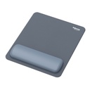 Tapis de souris avec repose-poignet Fellowes Breyta bleu