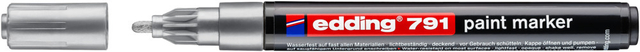 Marqueur peinture edding 791 base alcool 1-2mm argent