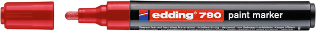 Marqueur peinture edding 790 base alcool 2-3mm rouge