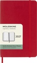 Agenda 2027 Moleskine 12 mois Planner Weekly 7 jours/1 page Pocket CS scarlet red