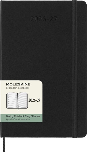 Agenda 2027 Moleskine 18 mois Planner Weekly 7 jours/1 page Large CR black