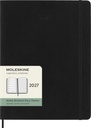 Agenda 2027 Moleskine 12 mois Planner Weekly 7 jours/1 page XL CS black