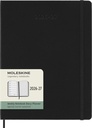 Agenda 2027 Moleskine 18 mois Planner Weekly 7 jours/1 page XL CR black