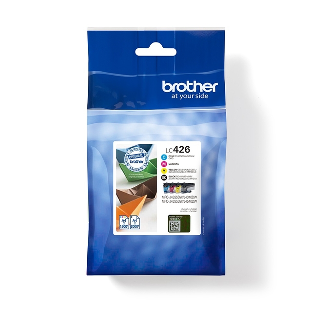 Cartouche d'encre Brother LC-426VAL noir + 3 couleurs