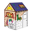 Maisonnette en carton XL Anniversaire Bankers Box Play à colorier