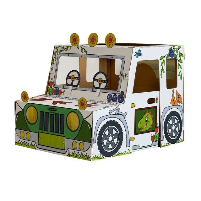 Camion dinosaure en carton XL Bankers Box Play à colorier